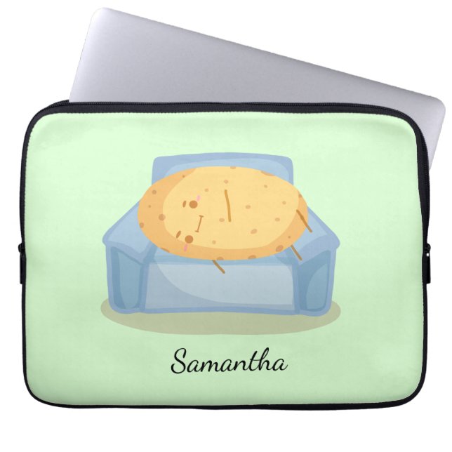 Tired Potato Laptop Sleeve (Front)