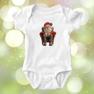 Tired Santa 2 Baby Bodysuit