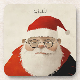 Tired Santa Coaster