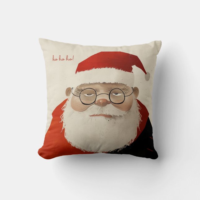 Tired Santa Cushion (Front)