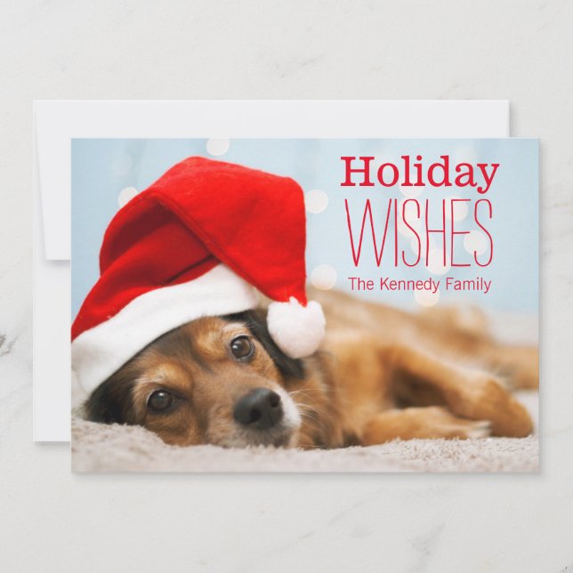 Tired Santa Holiday Card (Front)