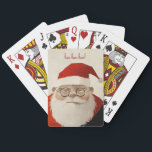 Tired Santa Playing Cards<br><div class="desc">This playing card design has a little dark but cute touch to Christmas by illustrating an old and tired Santa Claus. This is a funny design to celebrate Christmas.</div>