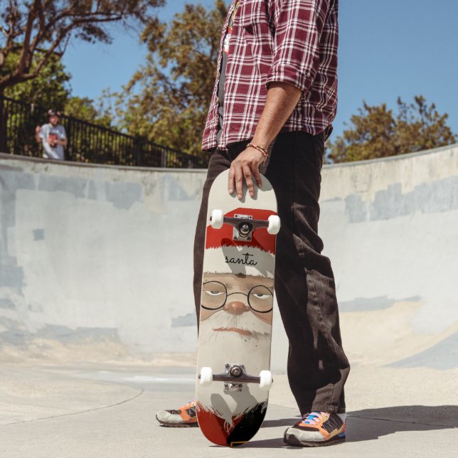 Tired Santa Skateboard (Outdoor 2)