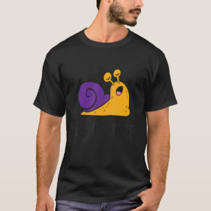 Tired Snail Let Me Sleep  Snail Pajama T-Shirt