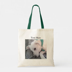 Tired St Patricks Day Dog Wearing Green Tote Bag