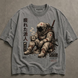 Tired Wanderer Astronaut Tri-Blend Shirt