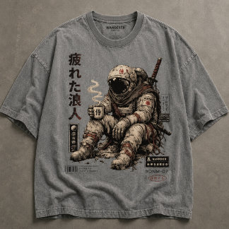 Tired Wanderer Astronaut Tri-Blend Shirt