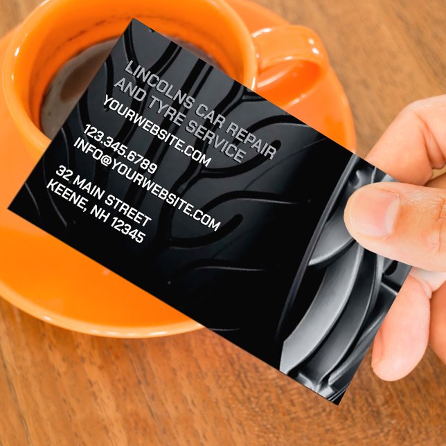 Tires Auto Repair Business Card (Creator Uploaded)