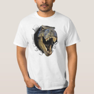 Tirex Head Jurassic light T-Shirt. TRex T-Shirt