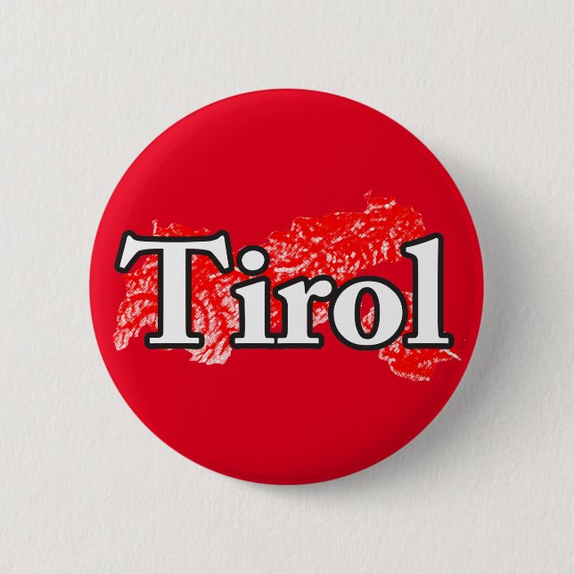 Tirol 6 Cm Round Badge (Front)