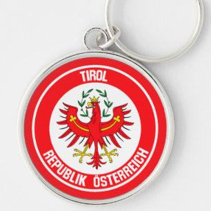 Tirol Round Emblem Key Ring