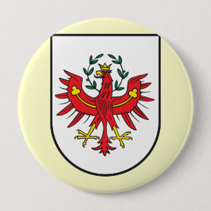 Tirol Wappen, Austria 10 Cm Round Badge