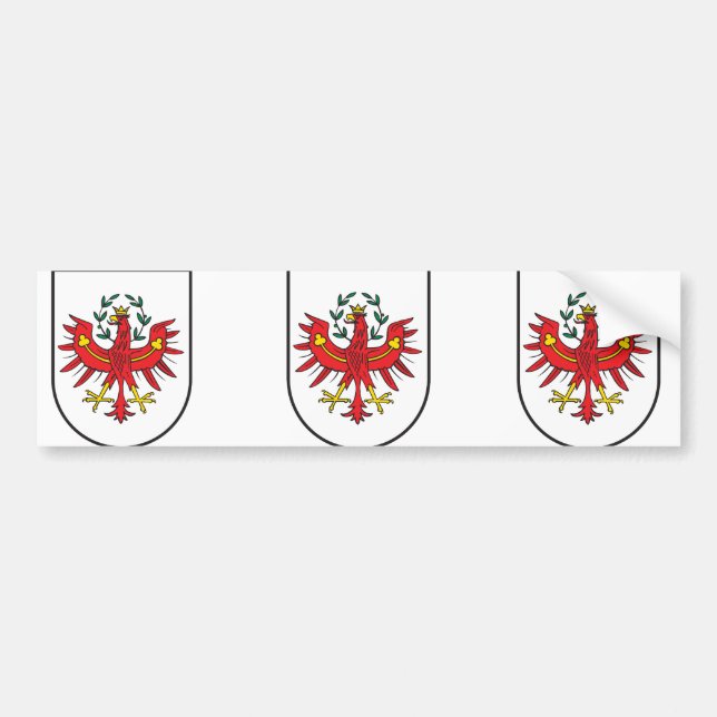 Tirol Wappen, Austria Bumper Sticker (Front)