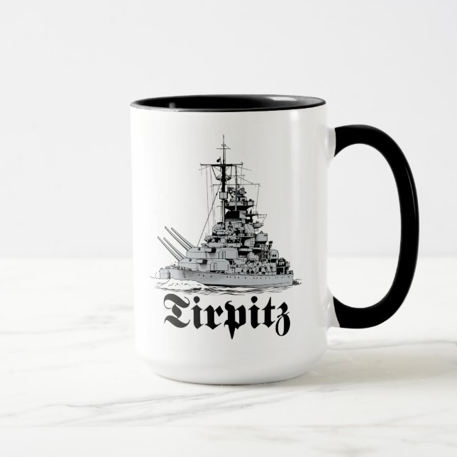 Tirpitz Sailors Mug (Right)