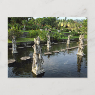 Tirtaganga water palace Bali Postcard