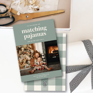 'Tis Cute Matching Pyjamas Season One Photo Card
