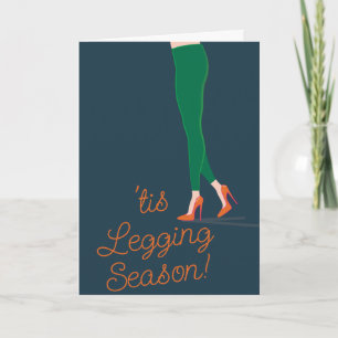 'tis Legging Season Holiday Card