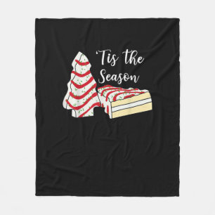 Tis Season Christmas Tree Costume Funny Graphic Fleece Blanket