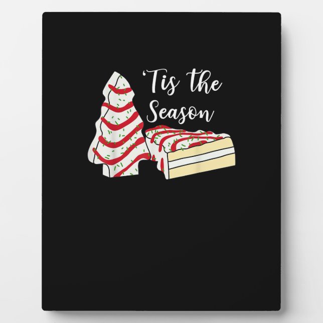 Tis Season Christmas Tree Costume Funny Graphic Plaque (Front)