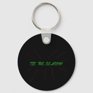 Tis Season Collection Graphic Minimal Clean Key Ring
