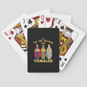Tis Season For Tamales A Funny Mexican Christmas T Playing Cards