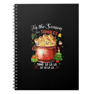 Tis Season For Tamales Christmas Mexican Food Notebook