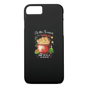 Tis Season For Tamales Christmas Mexican Food Outf iPhone 8/7 Case