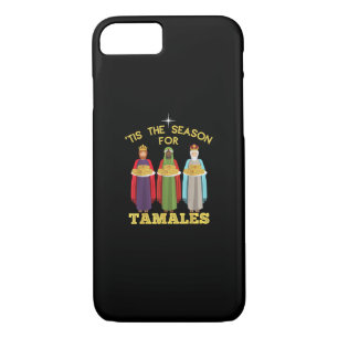 Tis Season For Tamales Funny Mexican Christmas iPhone 8/7 Case