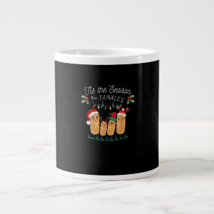 Tis Season For Tamales Mexican Christmas Large Coffee Mug