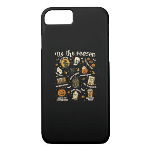 Tis Season Santa Hat Retro Vintage  iPhone 8/7 Case