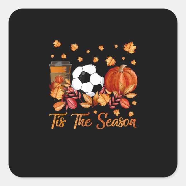 Tis Season To Basic - Psl Classic Square Sticker (Front)