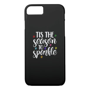 Tis Season To Sparkle Retro Classic iPhone 8/7 Case