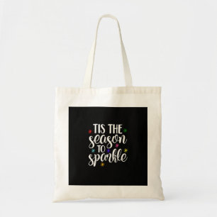 Tis Season To Sparkle Retro Classic Tote Bag