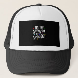 Tis Season To Sparkle Retro Classic Trucker Hat