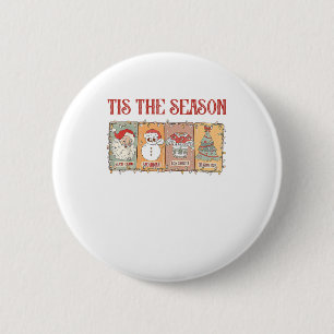 Tis Seasoning Crawfish Boil Seafood Party Lobster 6 Cm Round Badge