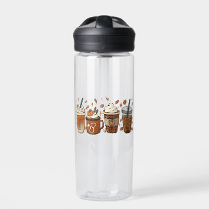 Tis the Latte Season Pumpkin Spice Coffee Autumn Water Bottle