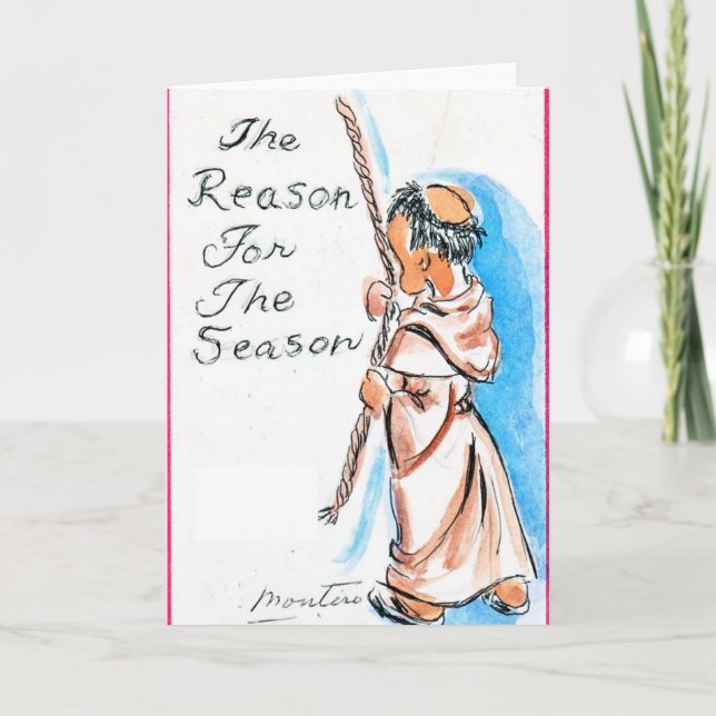 'Tis the Reason for the Season" Christmas Card (Front)
