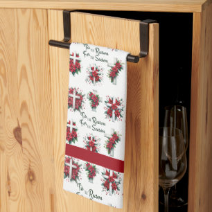 Tis The Reason For The Season Tea Towel