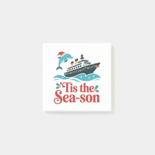 tis the sea-son Funny Cruising Family Matching  Post-it Notes