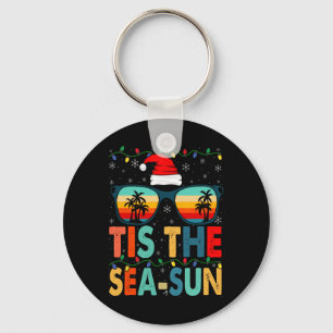 Tis The Sea-sun Summer Christmas In July Men Women Key Ring