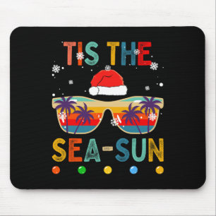 Tis The Sea-sun Summer Christmas In July Men Women Mouse Pad