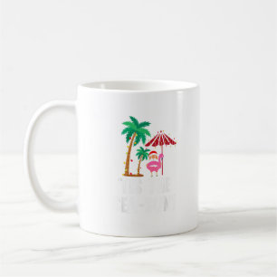 Tis The Sea-Sun Tropical Christmas Season Santa Fl Coffee Mug