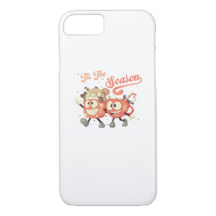 Tis The Season Art Treats With Retro Charm iPhone 8/7 Case