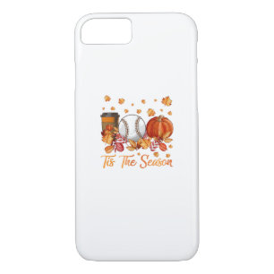 Tis The Season Baseball Pumpkin Autumn Fall Thanks iPhone 8/7 Case