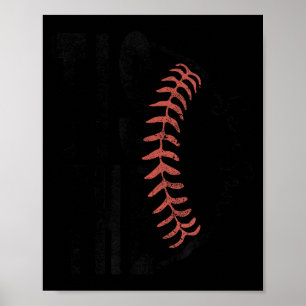 Tis The Season Baseball,softball Funny Gift Women, Poster