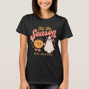 Tis The Season Best Mum Ever Spooky Season Mum Kid T-Shirt