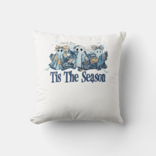 Tis The Season Boo Couquette Halloween Spooky Seas Cushion