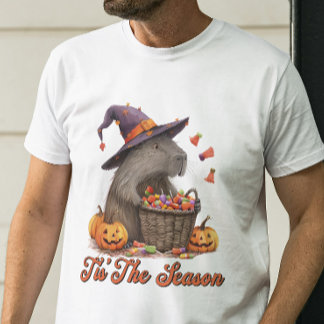 Tis the season Capybara Halloween Funny T-Shirt