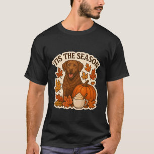 Tis The Season Chesapeake Bay Retriever Dog Fall A T-Shirt
