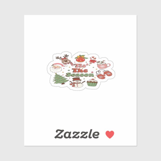 Tis The Season Christmas Acrylic Block (Sheet)